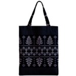 Winter Wonderland Pattern Zipper Classic Tote Bag