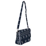 Winter Wonderland Pattern Shoulder Bag with Back Zipper