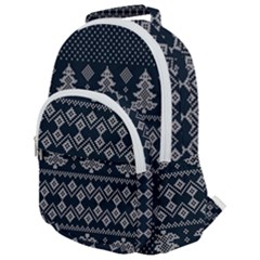 Rounded Multi Pocket Backpack 