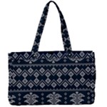 Winter Wonderland Pattern Canvas Work Bag