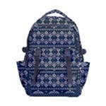 Winter Wonderland Pattern Carry-on Double Buckle Travel Backpack