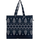 Winter Wonderland Pattern Canvas Travel Bag