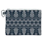 Winter Wonderland Pattern Canvas Cosmetic Bag (XL)