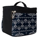 Winter Wonderland Pattern Make Up Travel Bag (Small)