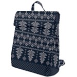 Winter Wonderland Pattern Flap Top Backpack