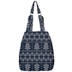 Winter Wonderland Pattern Center Zip Backpack