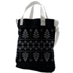 Winter Wonderland Pattern Canvas Messenger Bag