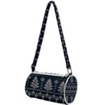 Winter Wonderland Pattern Mini Cylinder Bag