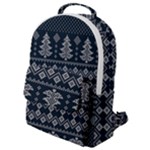 Winter Wonderland Pattern Flap Pocket Backpack (Small)