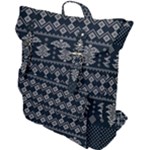 Winter Wonderland Pattern Buckle Up Backpack