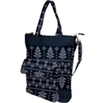 Winter Wonderland Pattern Shoulder Tote Bag