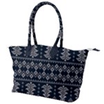 Winter Wonderland Pattern Canvas Shoulder Bag