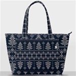 Winter Wonderland Pattern Back Pocket Shoulder Bag 