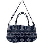 Winter Wonderland Pattern Removable Strap Handbag