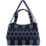 Winter Wonderland Pattern Double Compartment Shoulder Bag