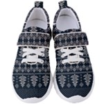 Winter Wonderland Pattern Women s Velcro Strap Shoes