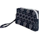 Winter Wonderland Pattern Wristlet Pouch Bag (Small)