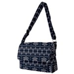 Winter Wonderland Pattern Full Print Messenger Bag (M)