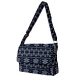 Winter Wonderland Pattern Full Print Messenger Bag (L)