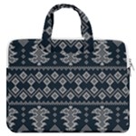 Winter Wonderland Pattern MacBook Pro 13  Double Pocket Laptop Bag