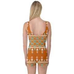 One Piece Boyleg Swimsuit 