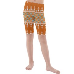 Kids  Mid Length Swim Shorts 