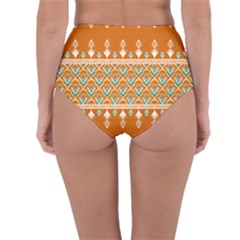 Reversible High-Waist Bikini Bottoms 