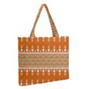 Zipper Medium Tote Bag Front