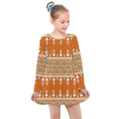 Kids  Long Sleeve Dress 