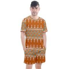 Men s Mesh T-Shirt and Shorts Set 