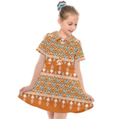 Kids  Short Sleeve Shirt Dress 