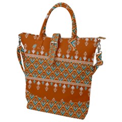 Buckle Top Tote Bag 