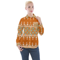 Women s Long Sleeve Pocket Shirt 