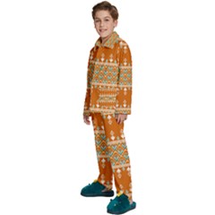 Kids  Long Sleeve Velvet Pajamas Set 