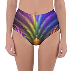 Reversible High-Waist Bikini Bottoms 