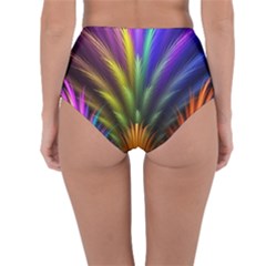 Reversible High-Waist Bikini Bottoms 