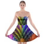 Abstract Colors - , Abstract Colors Strapless Bra Top Dress