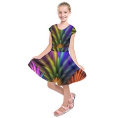 Kids  Short Sleeve Dress 