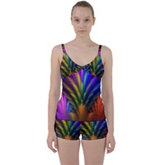 Tie Front Two Piece Tankini 