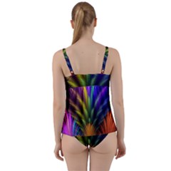 Twist Front Tankini Set 