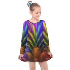 Kids  Long Sleeve Dress 