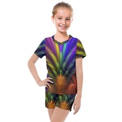 Kids  Mesh T-Shirt and Shorts Set 