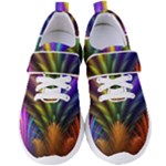 Abstract Colors - , Abstract Colors Women s Velcro Strap Shoes