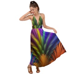 Backless Maxi Beach Dress 