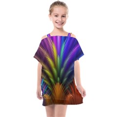 Kids  One Piece Chiffon Dress 