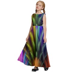 Kids  Satin Sleeveless Maxi Dress 