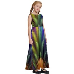 Kids  Satin Sleeveless Maxi Dress 