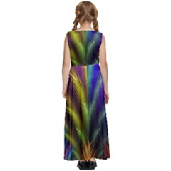 Kids  Satin Sleeveless Maxi Dress 