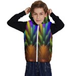 Abstract Colors - , Abstract Colors Kids  Stylish Hooded Puffer Vest