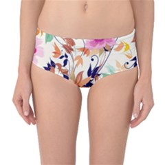 Mid-Waist Bikini Bottoms 